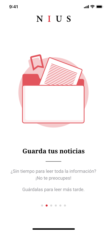 Alternative screen — visual card layout