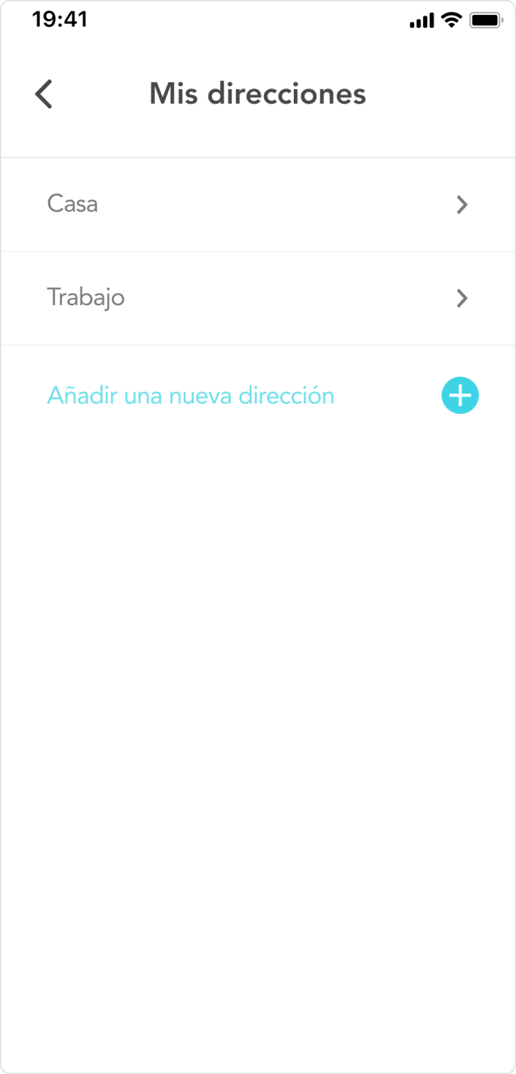 Pickup and delivery address selection flow